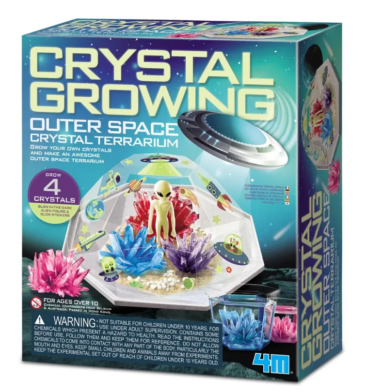 4M Outer Space Crystal Terrarium