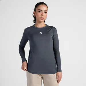 Active Fuse Full Sleeves Tee (Dark Grey)