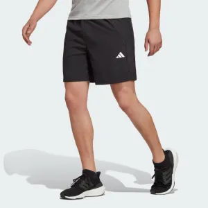 ADIDAS MEN'S TRAIN ESSENTIALS WOVEN BLACK SHORTS