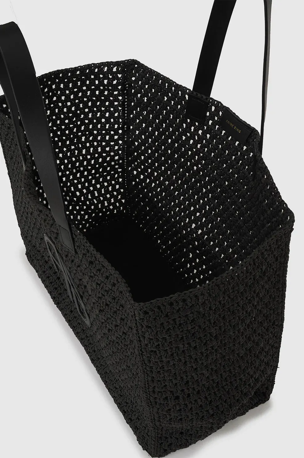 Anine Bing - Large Rio Tote - Black In Black