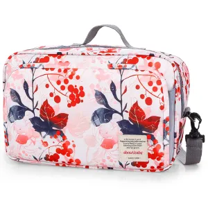 Baby Diaper Changing Clutch Kit - Floral Pink