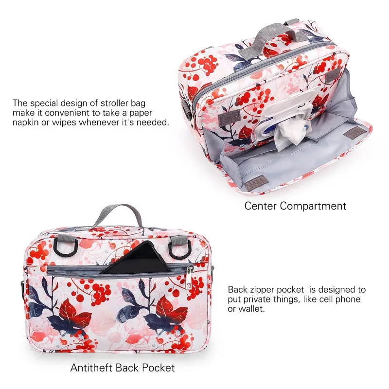 Baby Diaper Changing Clutch Kit - Floral Pink