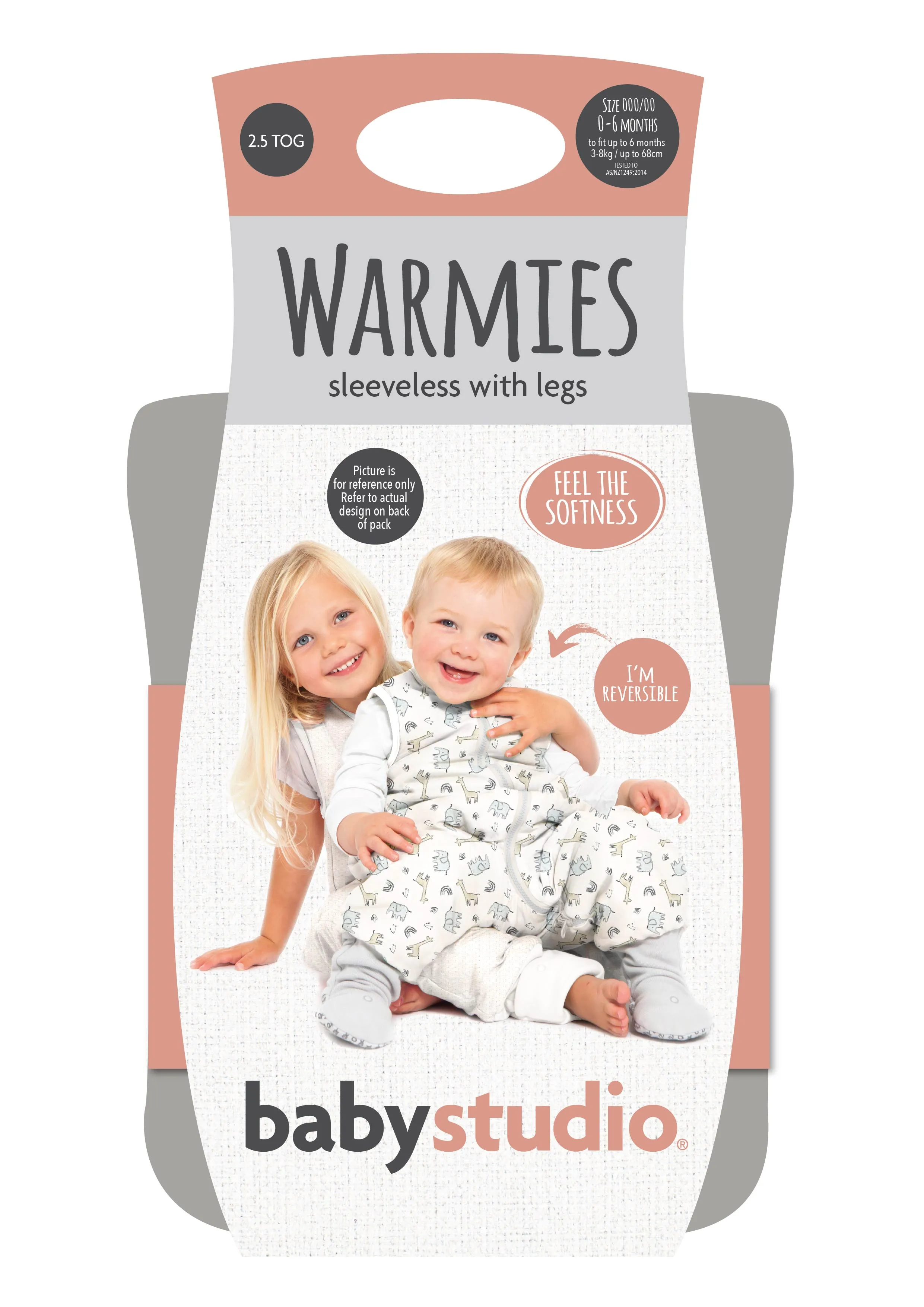 babystudio Warmies Cotton with legs no arms 2.5TOG (12-24 Months) | babystudio