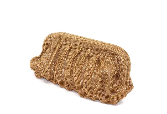 Benedetta Bruzziches
Venus La Grande Metallic gold tone Clutch Bag