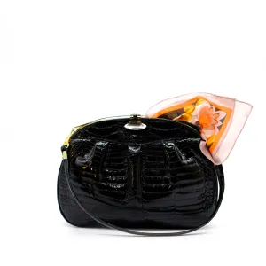 Black Alligator Bag