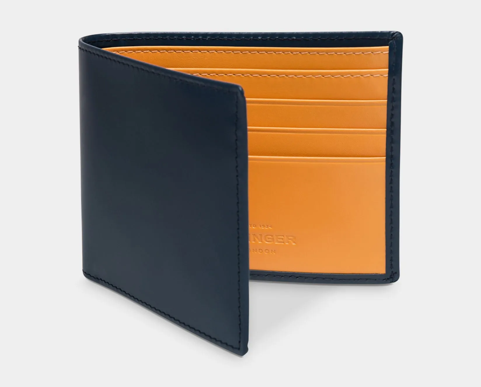 Bridle Hide Billfold Wallet with 6 C/C