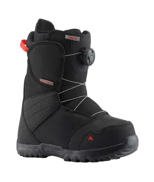 Burton Kids' Zipline BOA Boot Black 2024