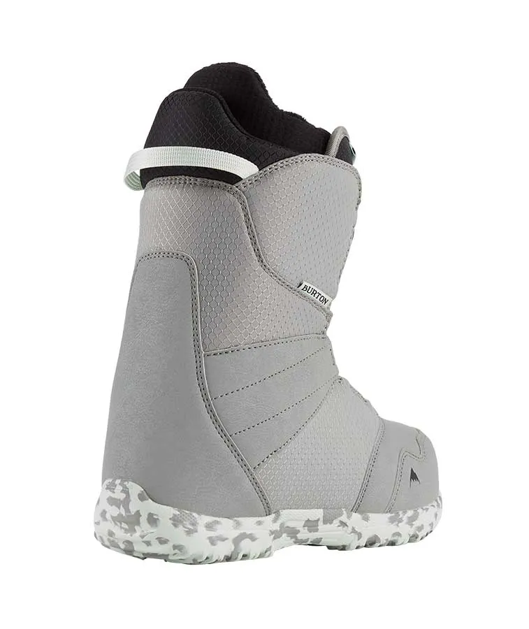 Burton Kids' Zipline BOA Boot - Gray/Neo-Mint 2022