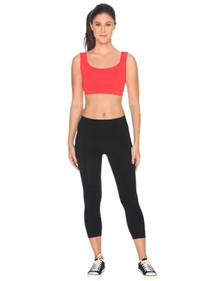 C9 Airwear Seamless Sports Bra for Women - Red