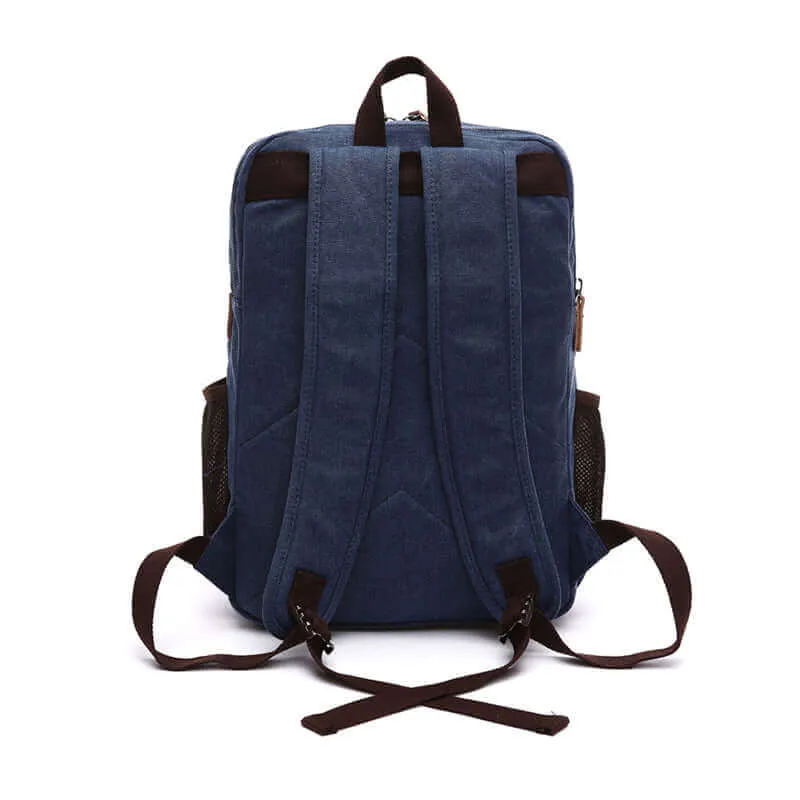 Canvas Backpack | Fits 14 Inch Laptop