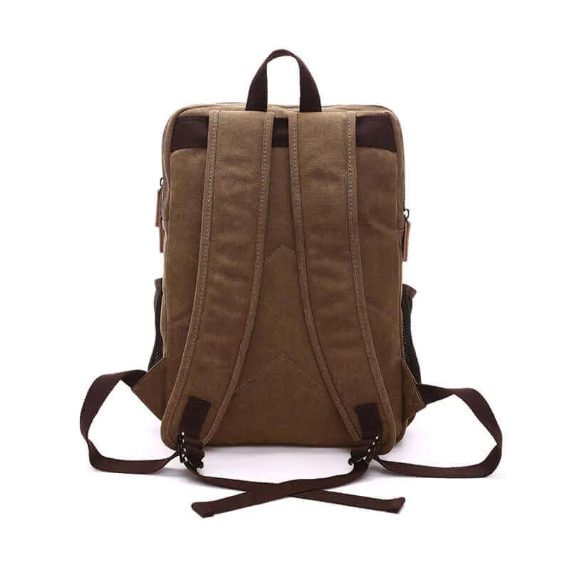 Canvas Backpack | Fits 14 Inch Laptop