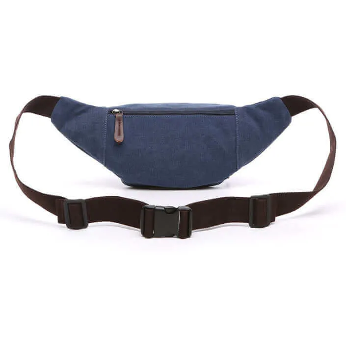 Canvas Bum Bag | Practical Men's Waist Bag