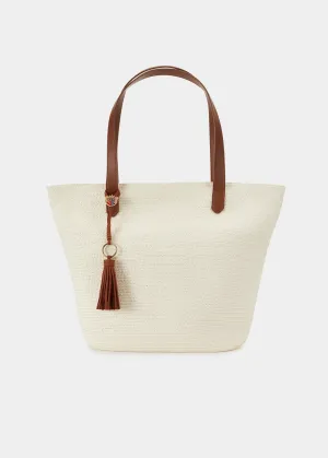 Charlotte Ladies 100% Viscose Straw Bag