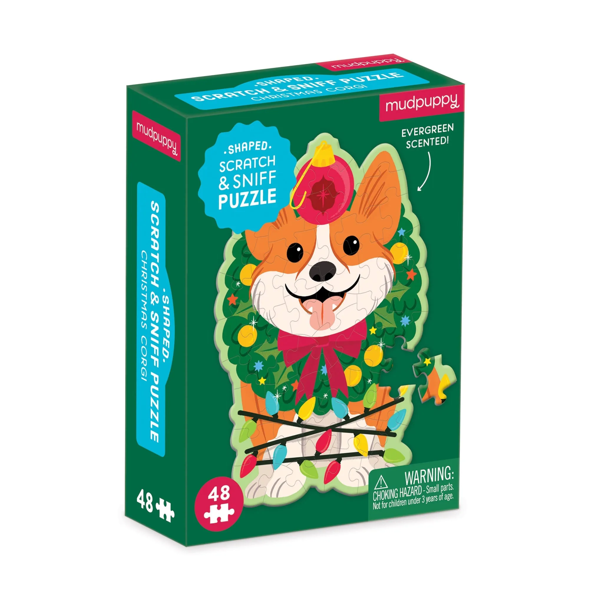 Christmas Corgi | 48 Piece Jigsaw Puzzle