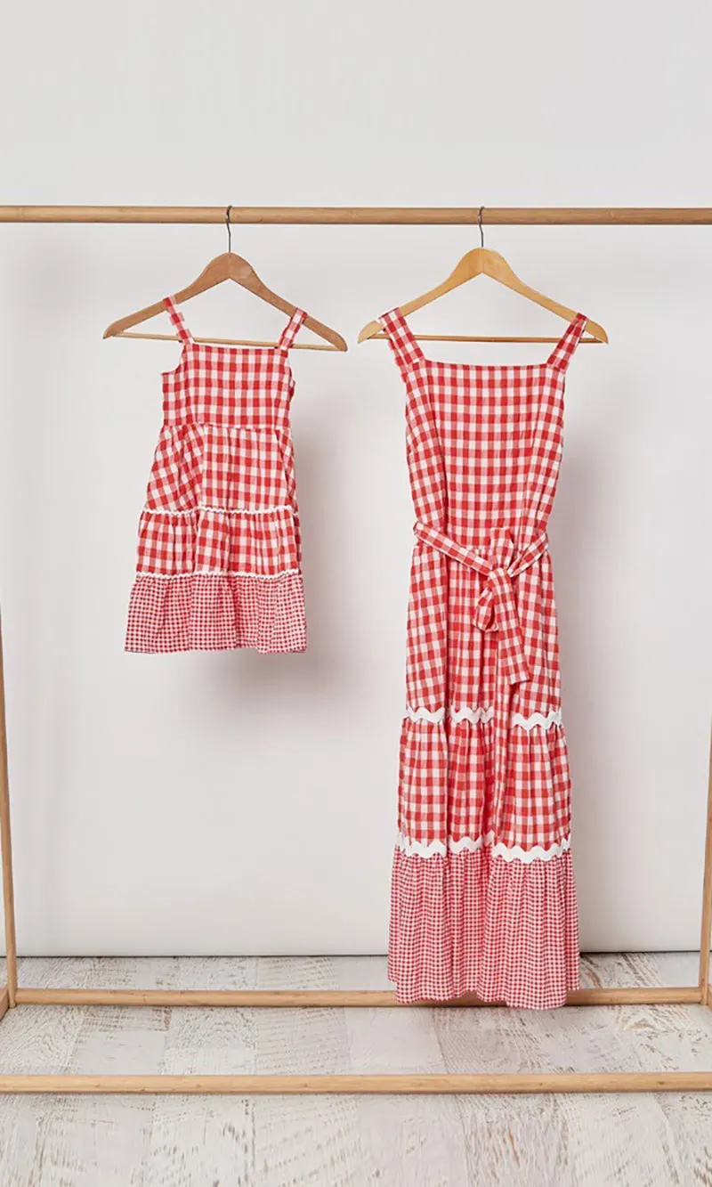 Cotton Kids Gingham Dress