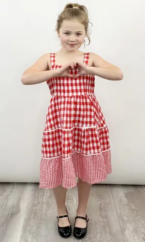 Cotton Kids Gingham Dress