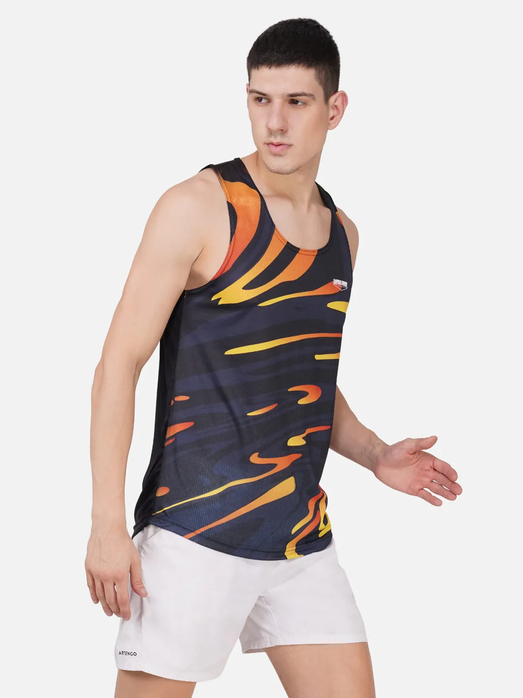 DriCHEX Neon Orange & Black Vest for Men RWM4034