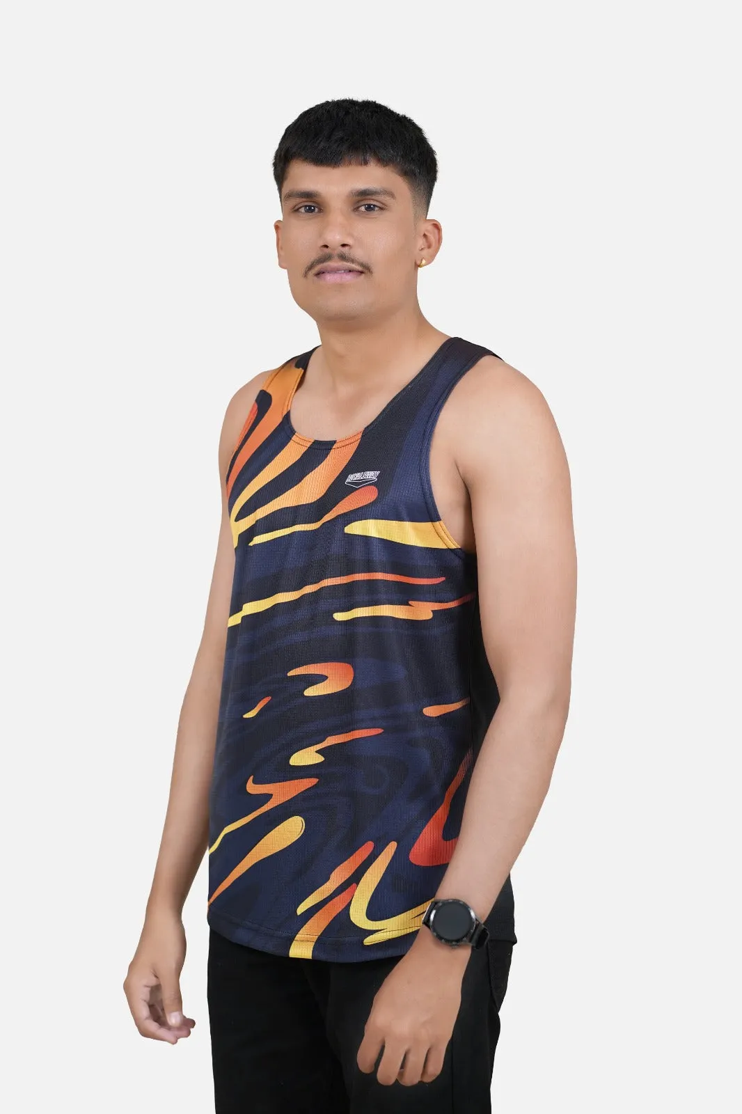 DriCHEX Neon Orange & Black Vest for Men RWM4034