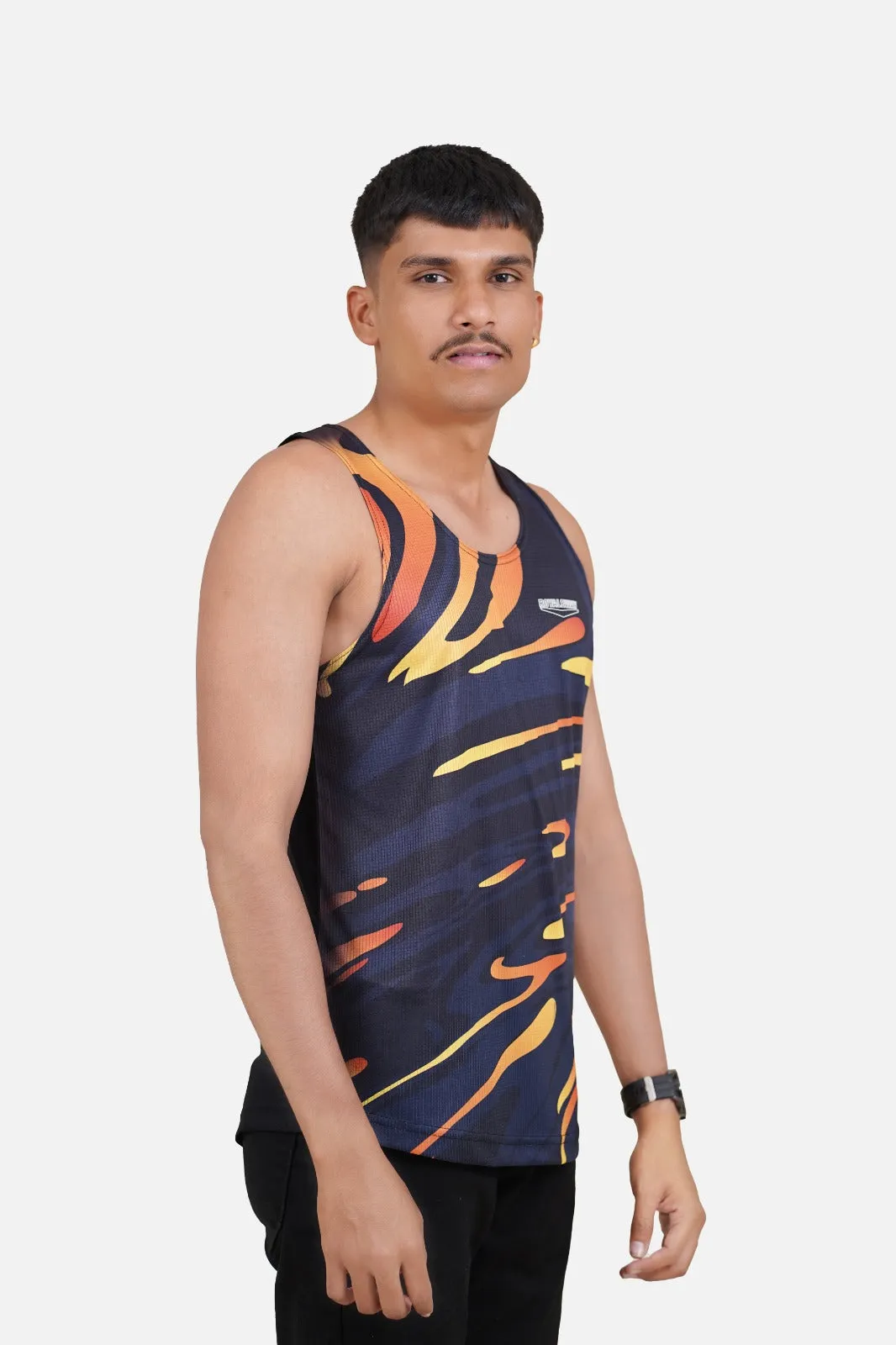 DriCHEX Neon Orange & Black Vest for Men RWM4034