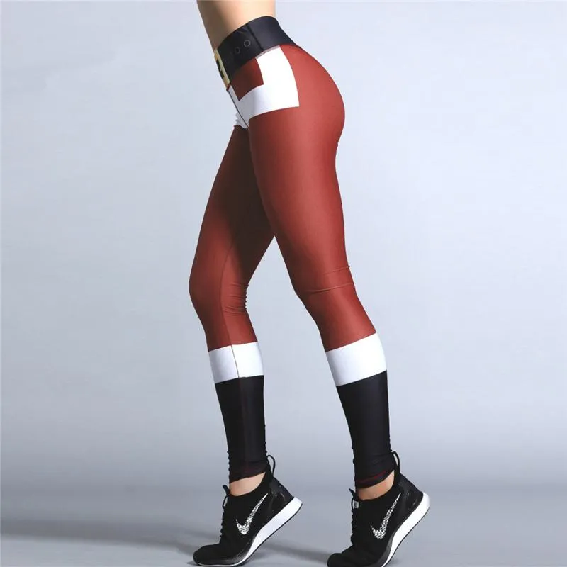 Elasticity Christmas Fitness Yoga Sports Sports Leggings