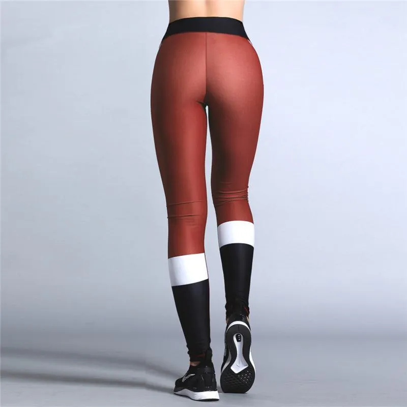 Elasticity Christmas Fitness Yoga Sports Sports Leggings