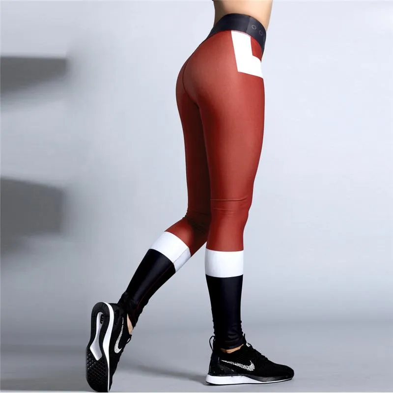 Elasticity Christmas Fitness Yoga Sports Sports Leggings