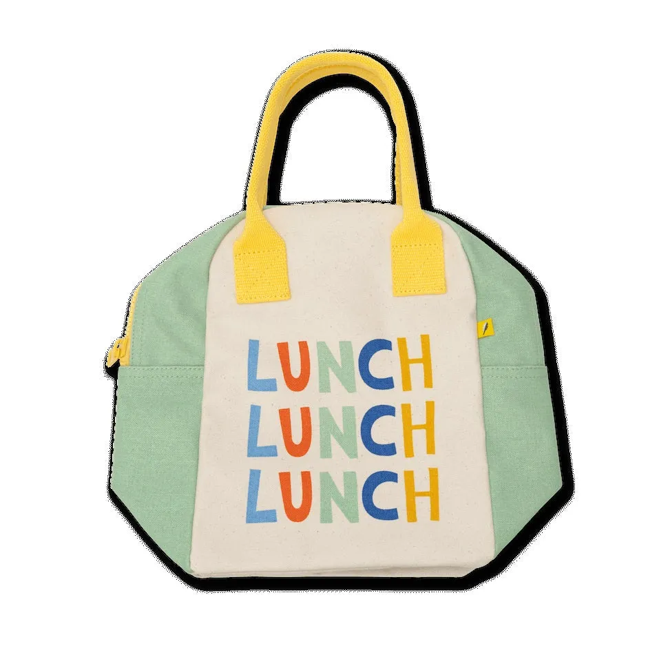 Fluf Zipper Lunch Bag - Triple Lunch