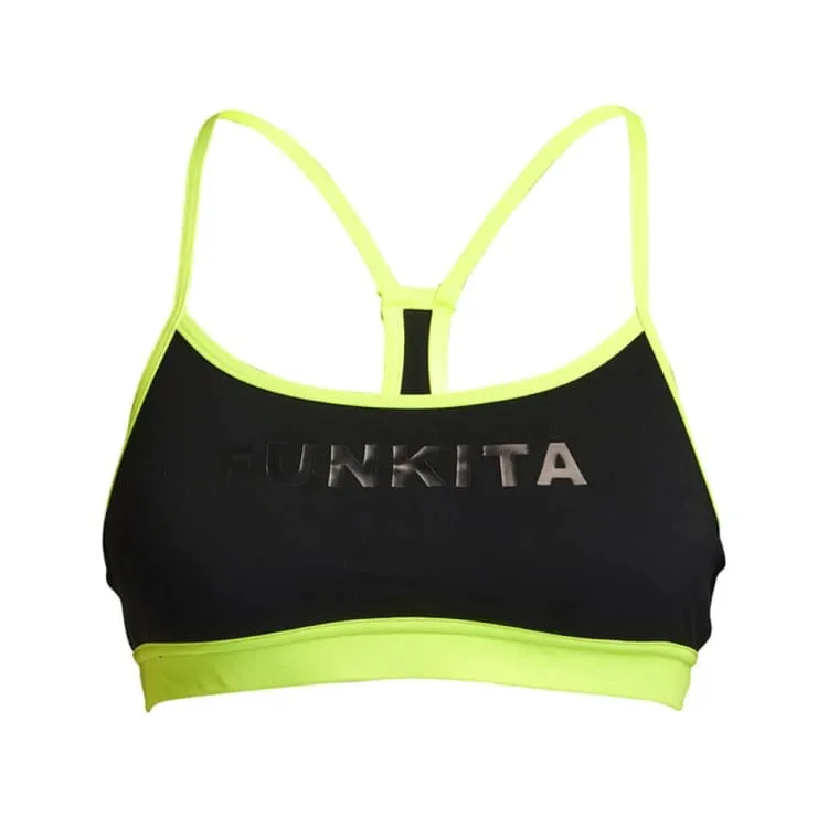 Funkita Women Swim Crop Top-Stampd