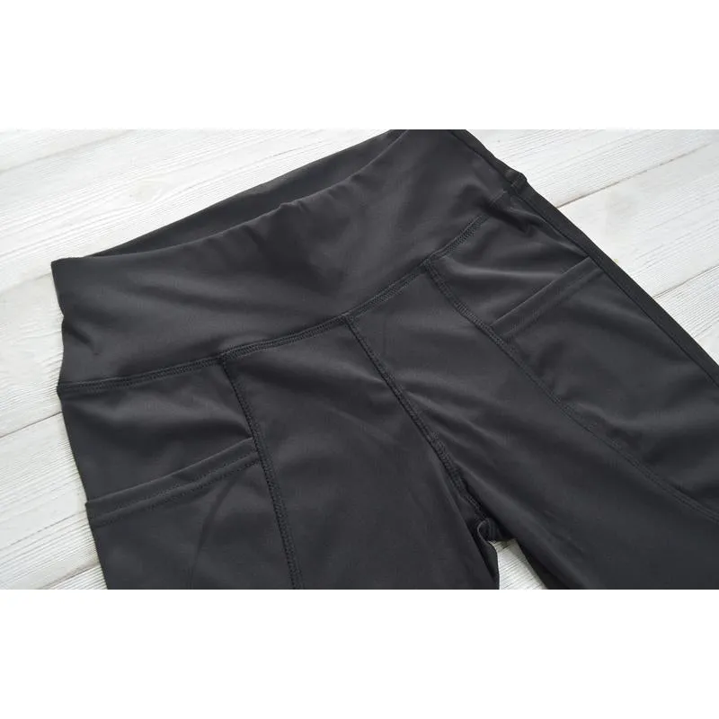 High-Waisted Yoga Tight-Fitting Elasticity Bell-Bottoms Sports Fitness Running Sports Pants