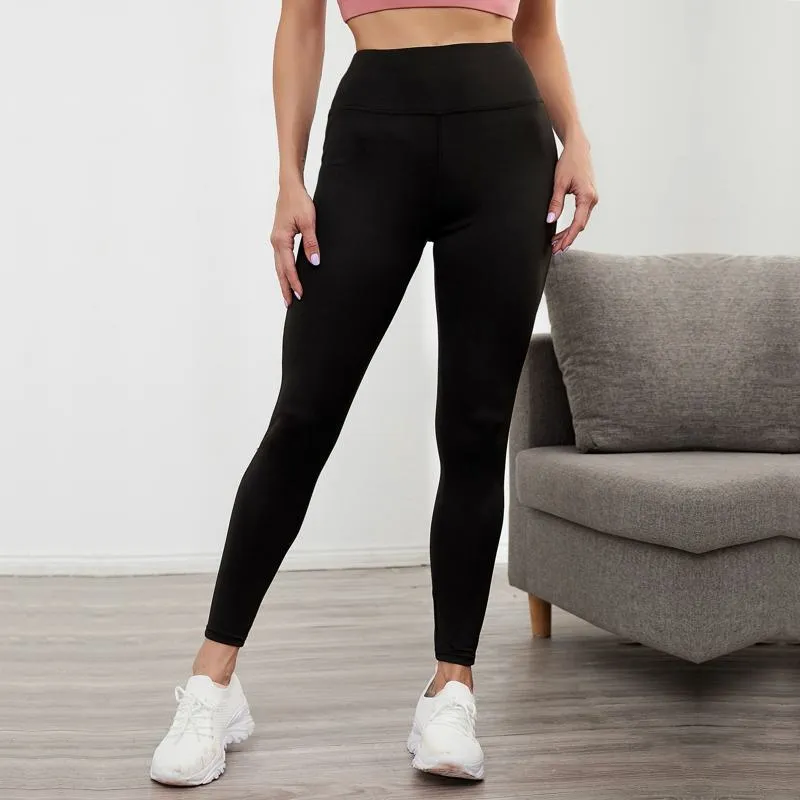 High-Waisted Yoga Tight-Fitting Sports Fitness Running Hollowed-Out Mesh Sports Leggings