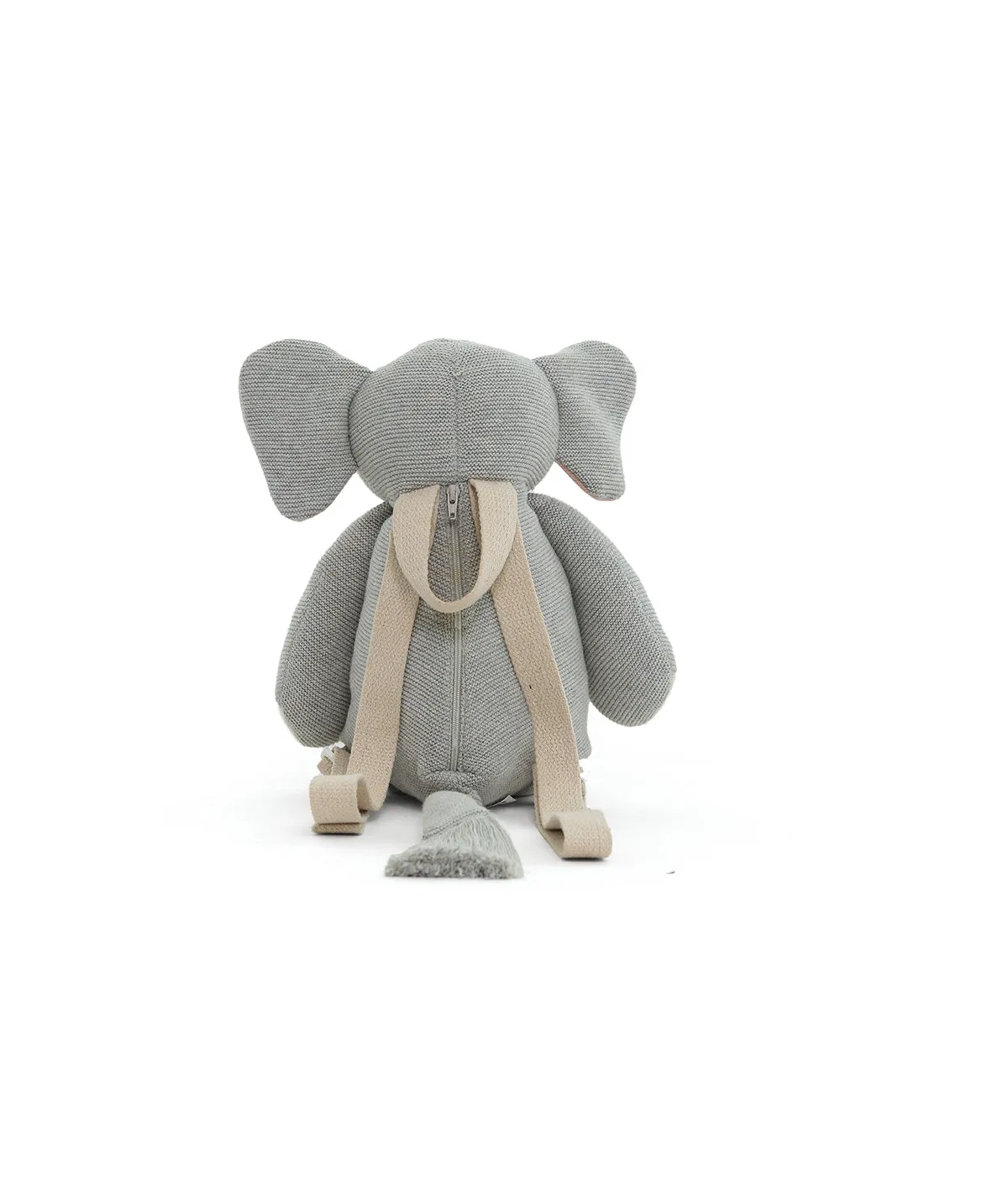 Jumbo Elephant Vanilla Grey Melange & Natural Kids Bag