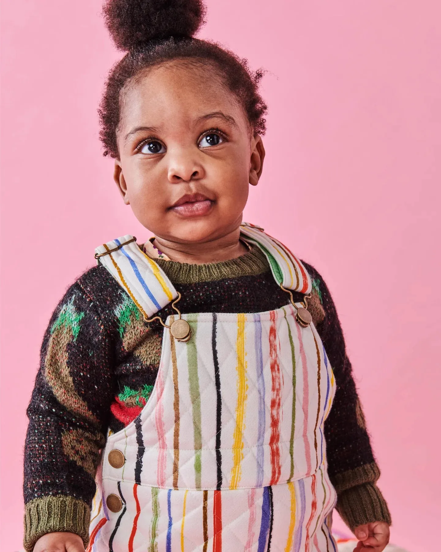 Kip & Co Drawn Up Baby Quilted Fleece Overalls