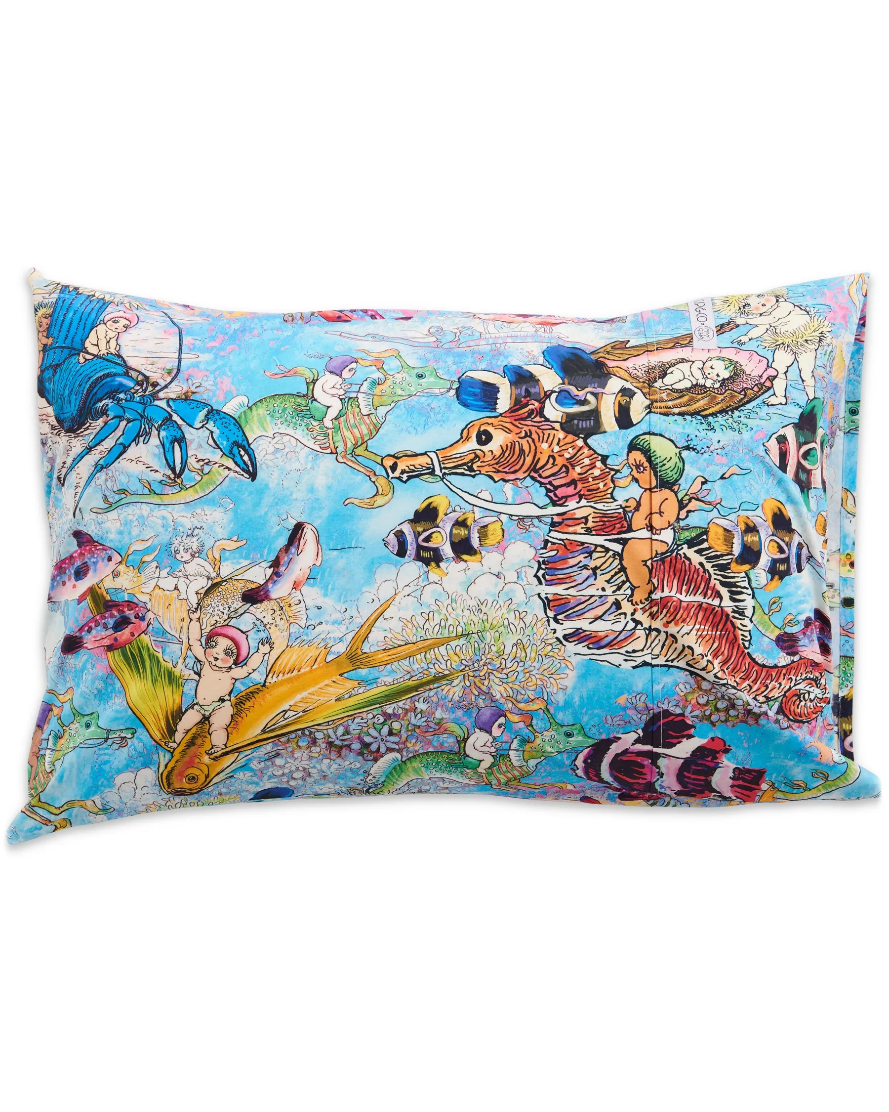 Kip & Co x May Gibbs Waterworld Organic Cotton Pillowcase