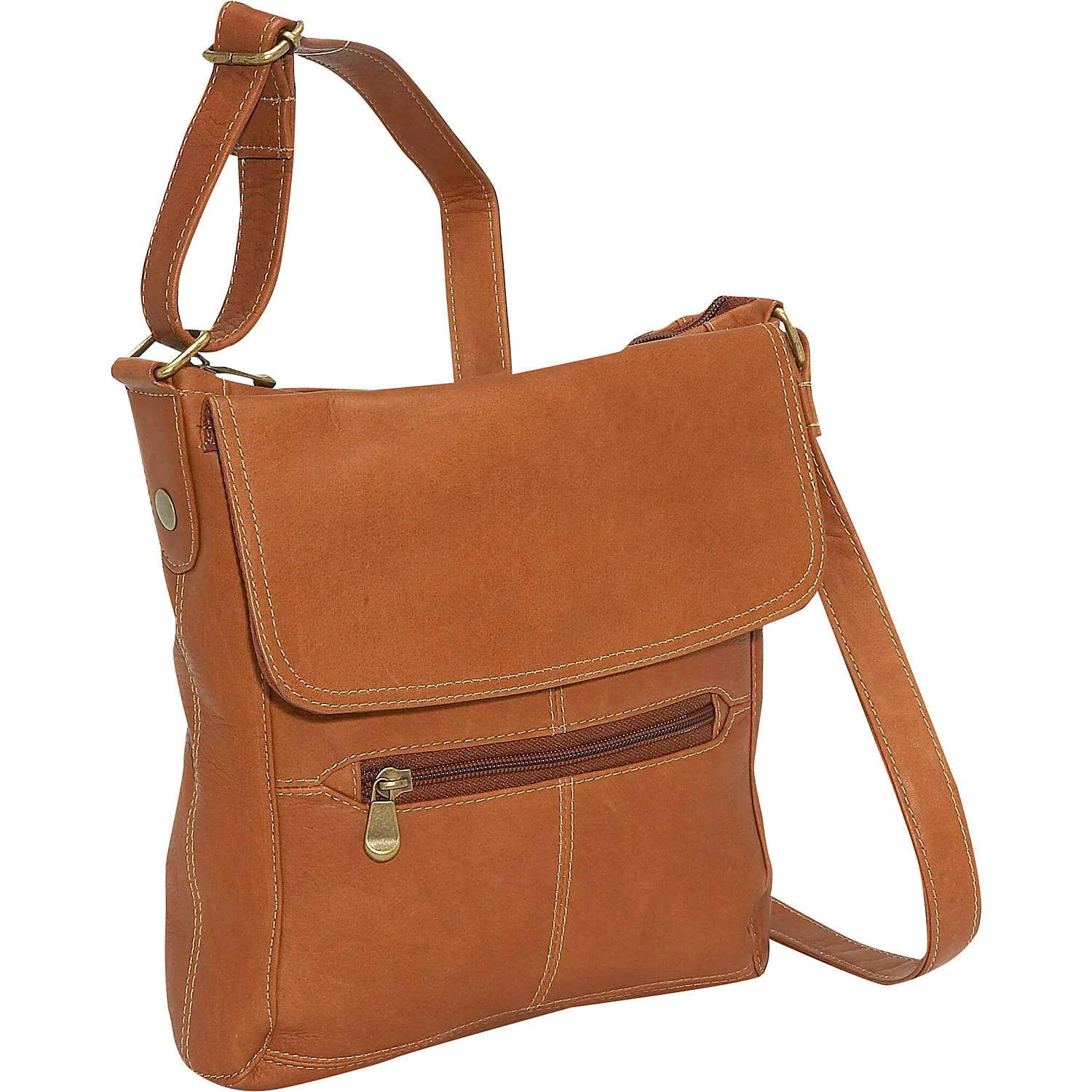 Le Donne Leather Front Flap Crossbody