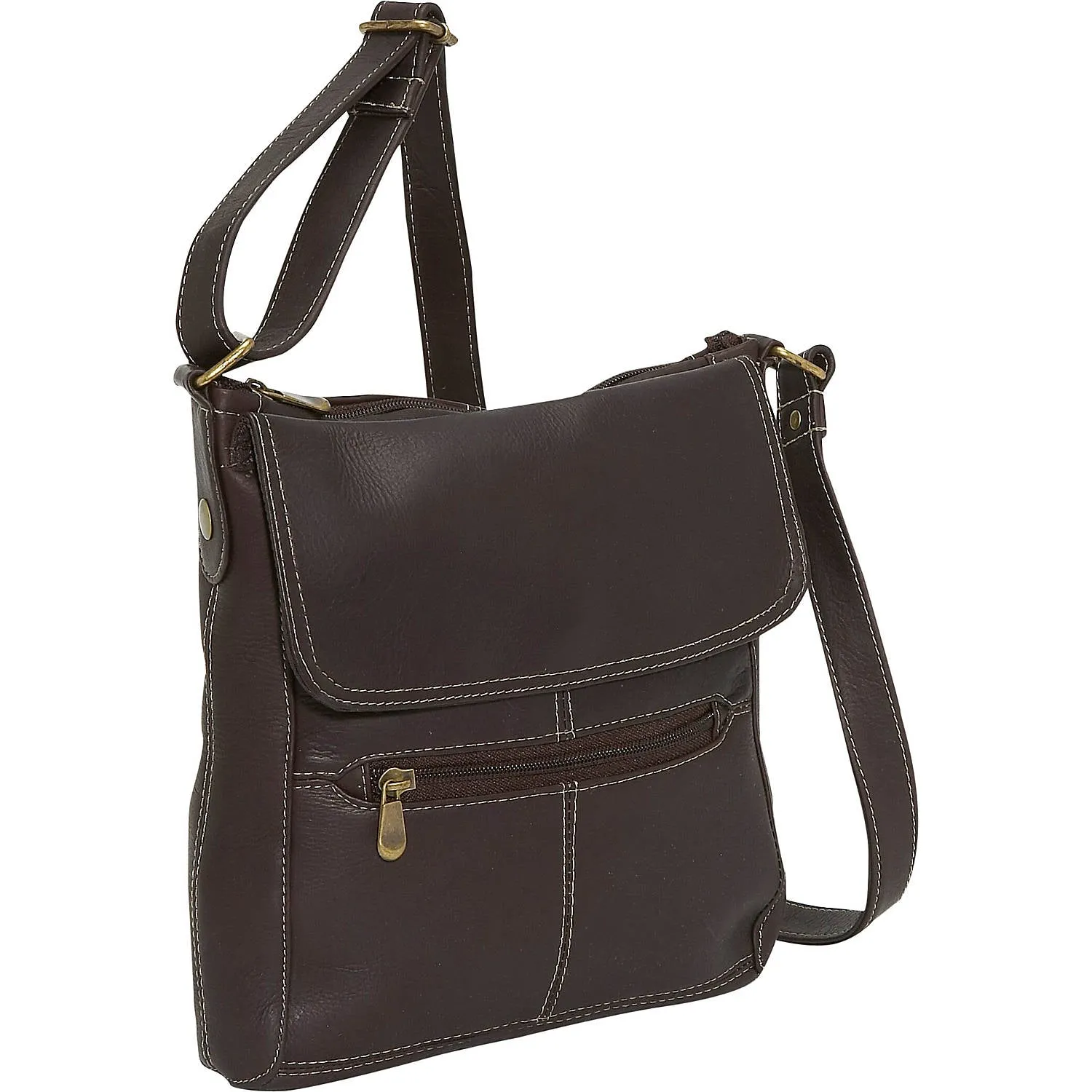 Le Donne Leather Front Flap Crossbody