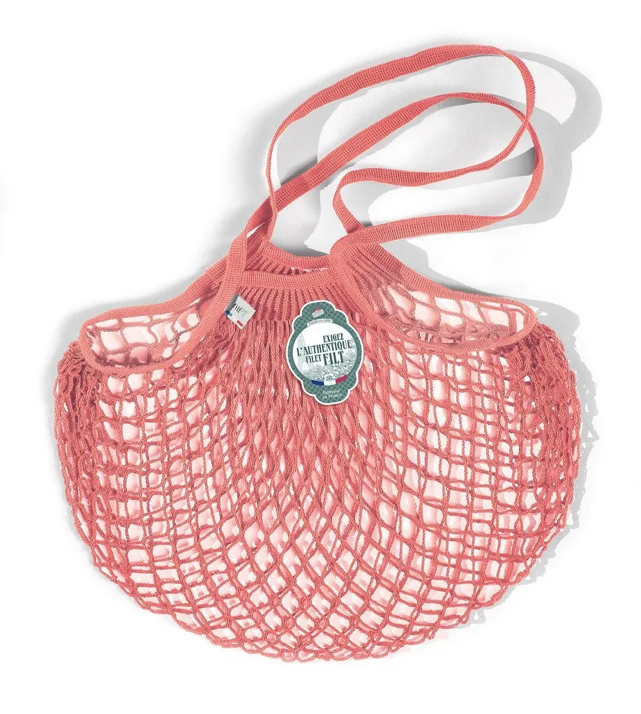 Le Filet Filt Market Bag - Light Pink