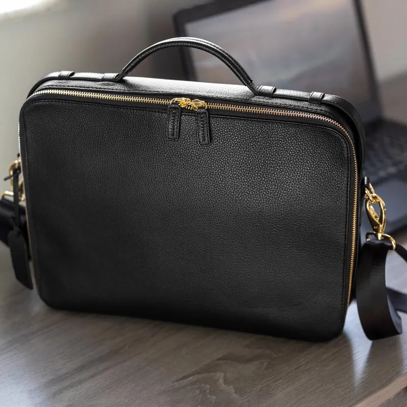 Leather Business Brieftote