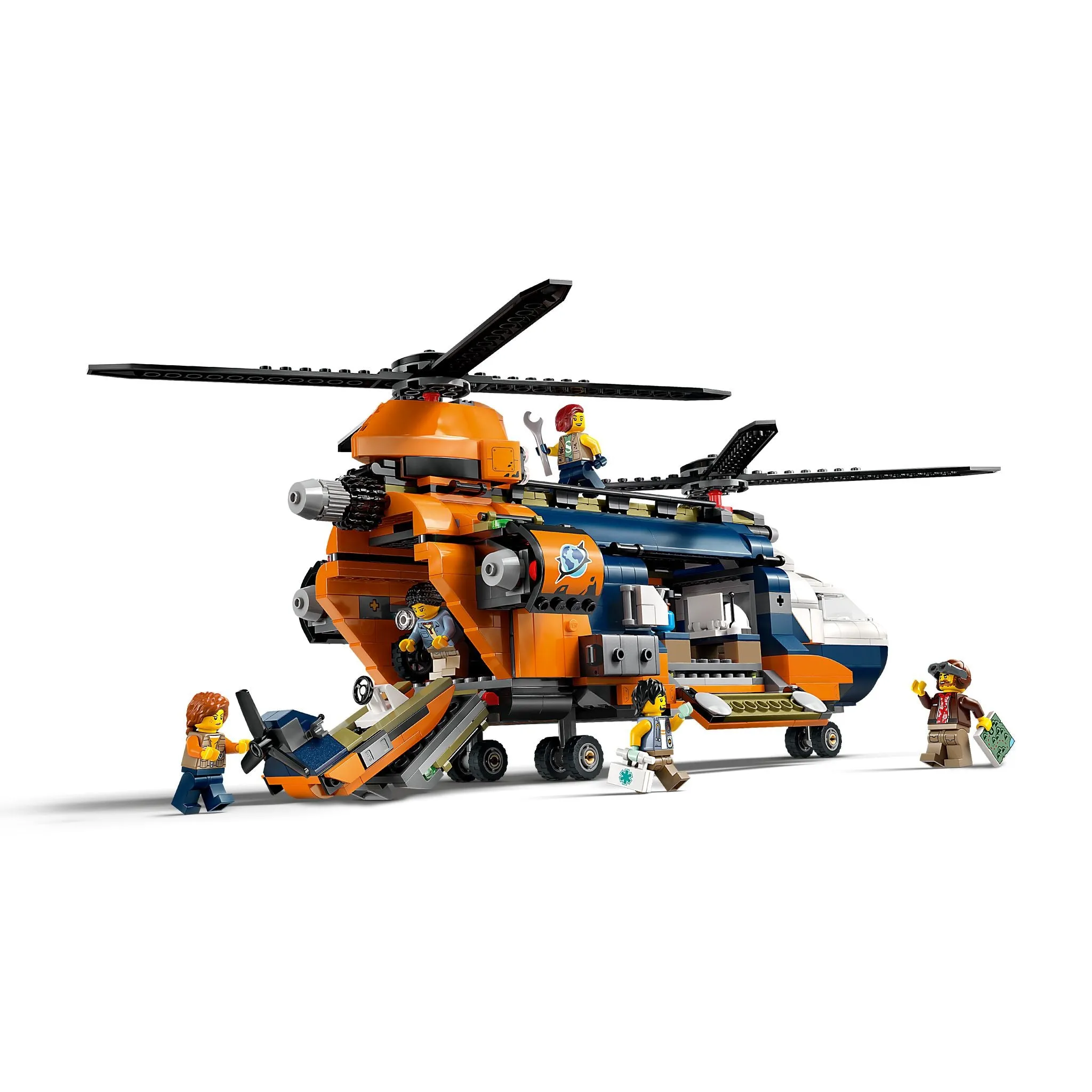 LEGO 60437 City Jungle Explorer Helicopter At Base Camp