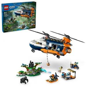 LEGO 60437 City Jungle Explorer Helicopter At Base Camp