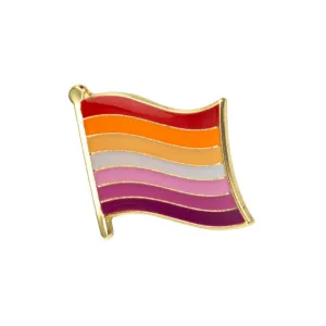 Lesbian Pride Flag Enamel Pin