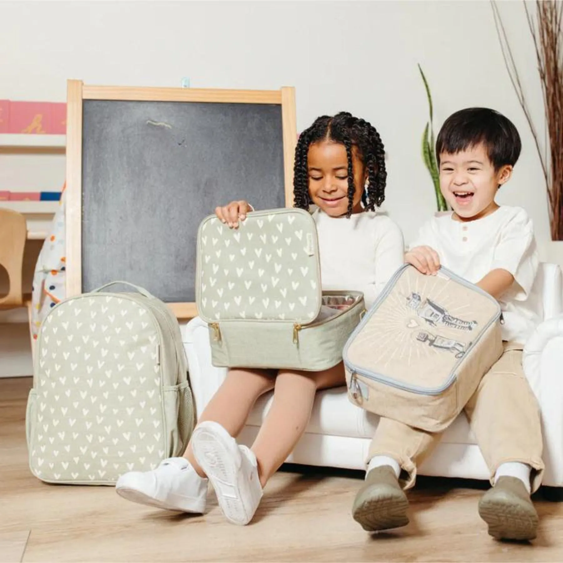 Linen /Cotton Lunch Box