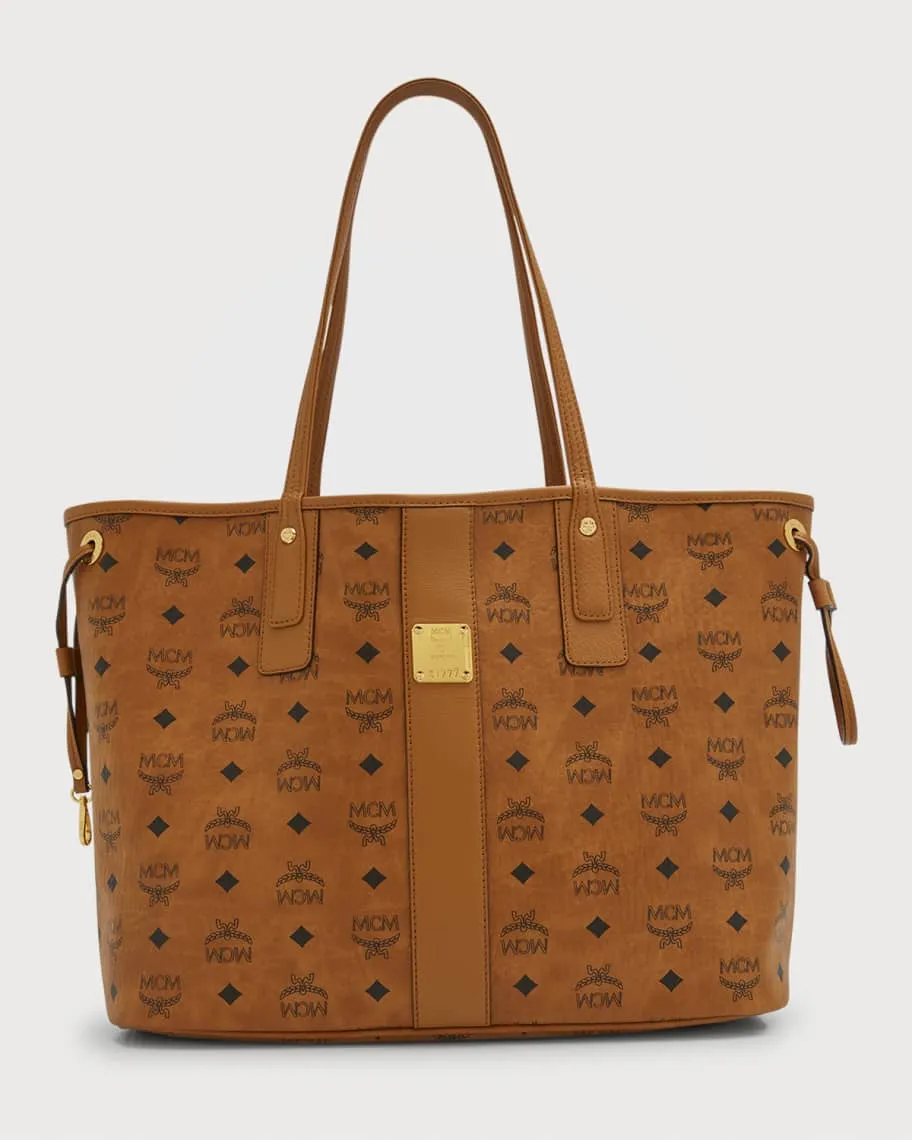 Liz Visetos Medium MCM Reversible Tote Bag