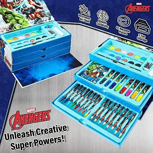 Marvel Art Set Avengers Colouring Sets for Children