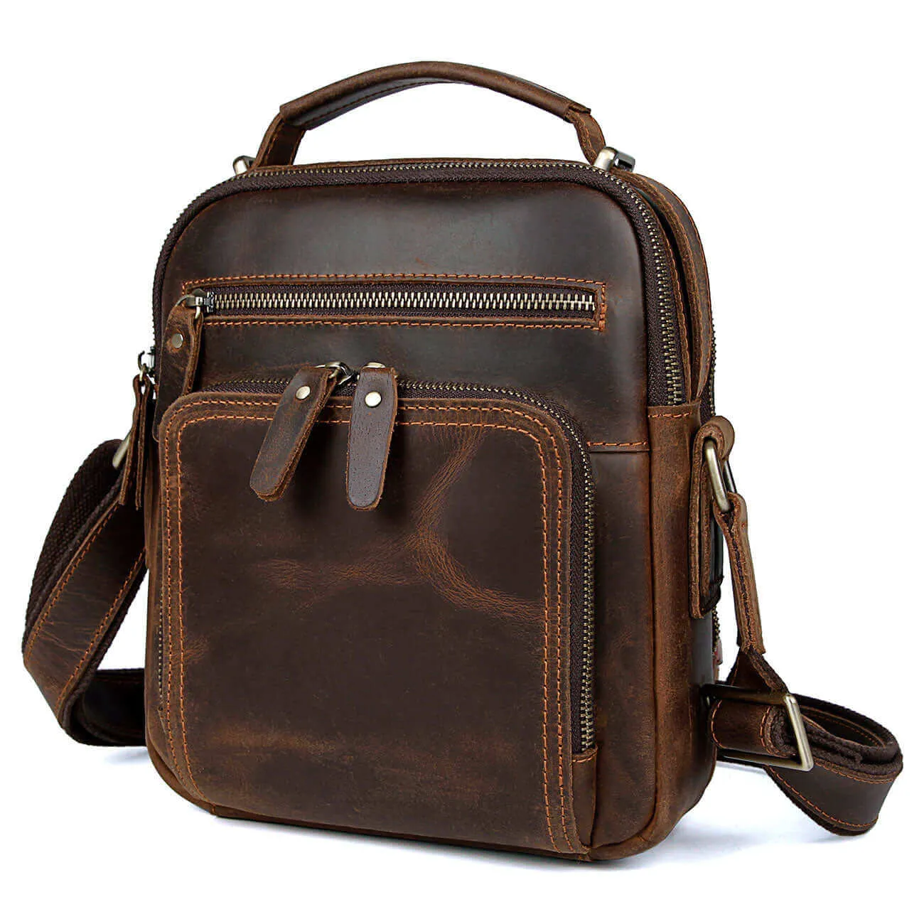 Men's Leather Crossbody Bag NZ