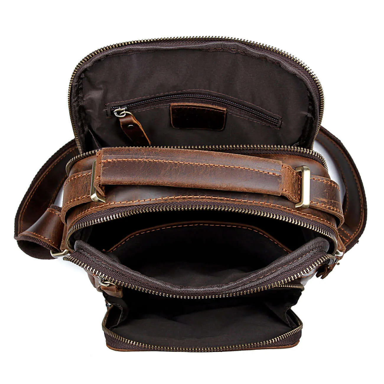 Men's Leather Crossbody Bag NZ