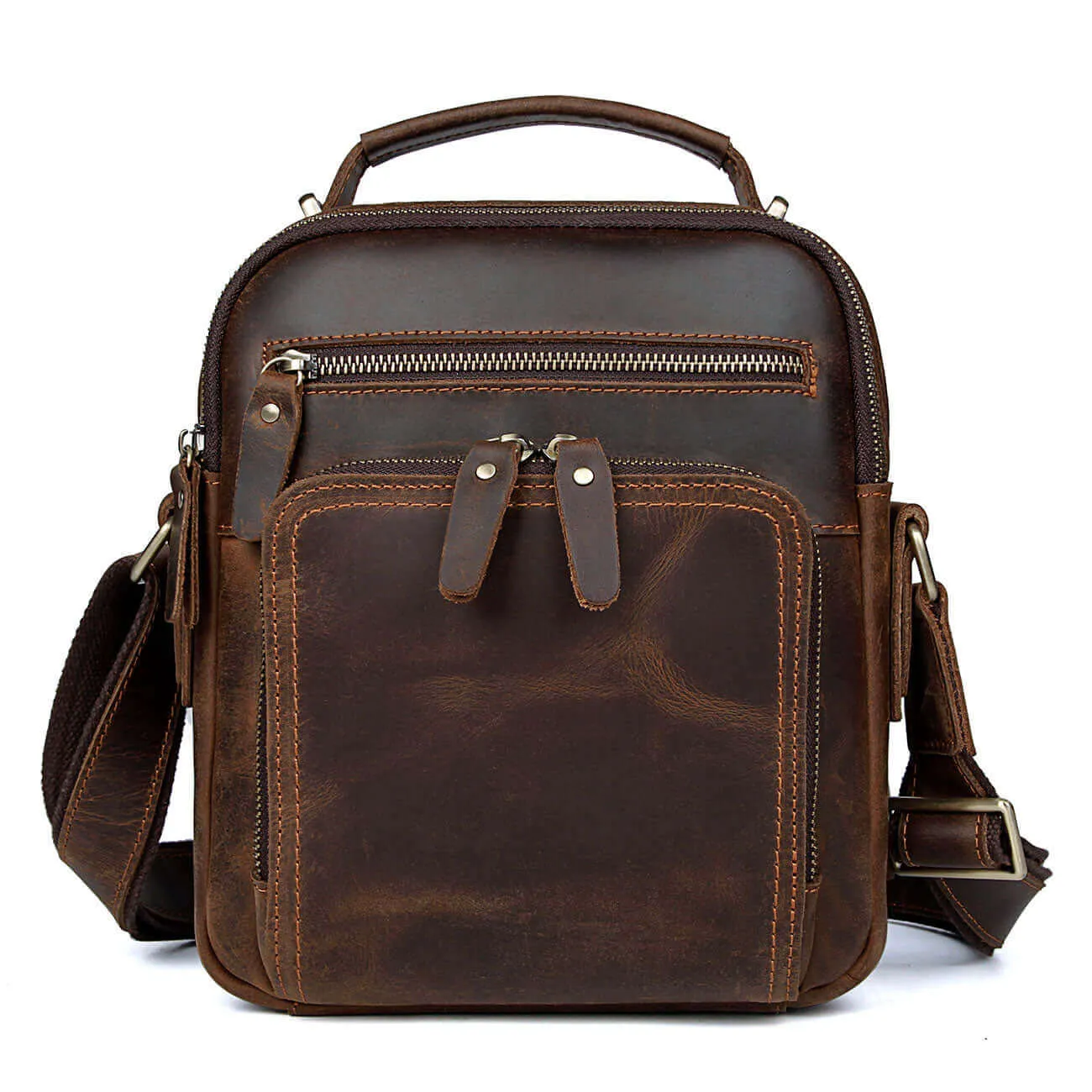 Men's Leather Crossbody Bag NZ