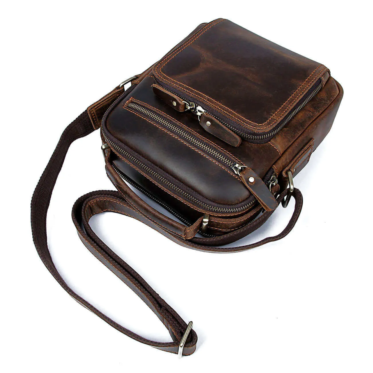 Men's Leather Crossbody Bag NZ