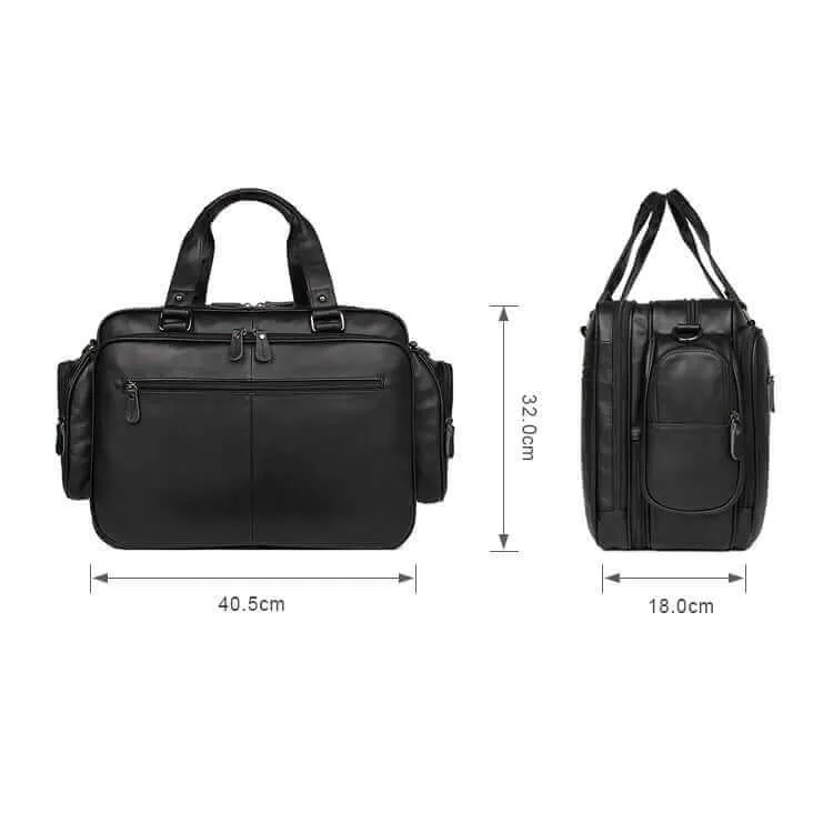 Men's Leather Laptop Bag – Stylish & Functional for Work & Travel