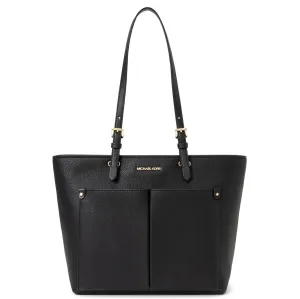 Michael Kors Women's Jet Set Medium Pocket Vegan Leather Tote Bag