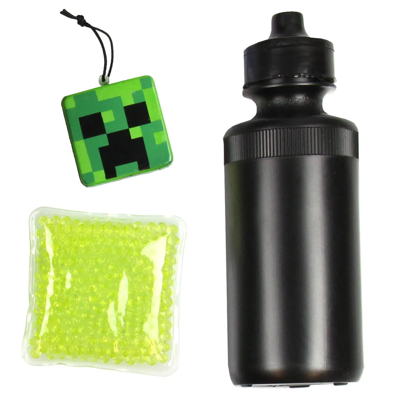 Minecraft Creeper Ghoul 16" School Backpack and Lunch Kit 5pc Set